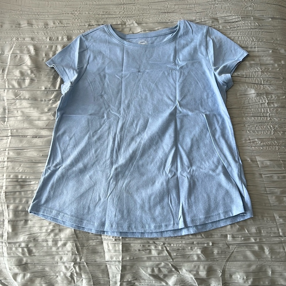 Girls Xtra-Large Light Blue Wonder Nation Short Sleeve